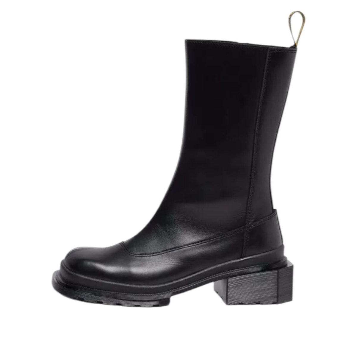 (WMNS) Dr. Martens Maybole Hi Square Toe Chelsea Boots 'Black' 41993001