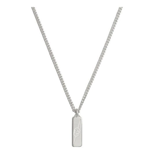 (WMNS) Gucci Diagonal Interlocking G Necklace 'Silver' 774055-J8400-8106