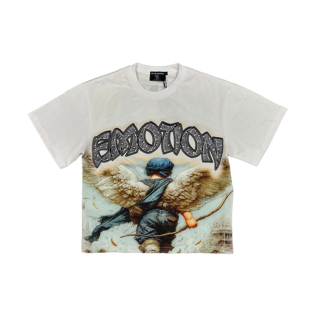 Mixed Emotions White Arch Angel Tee