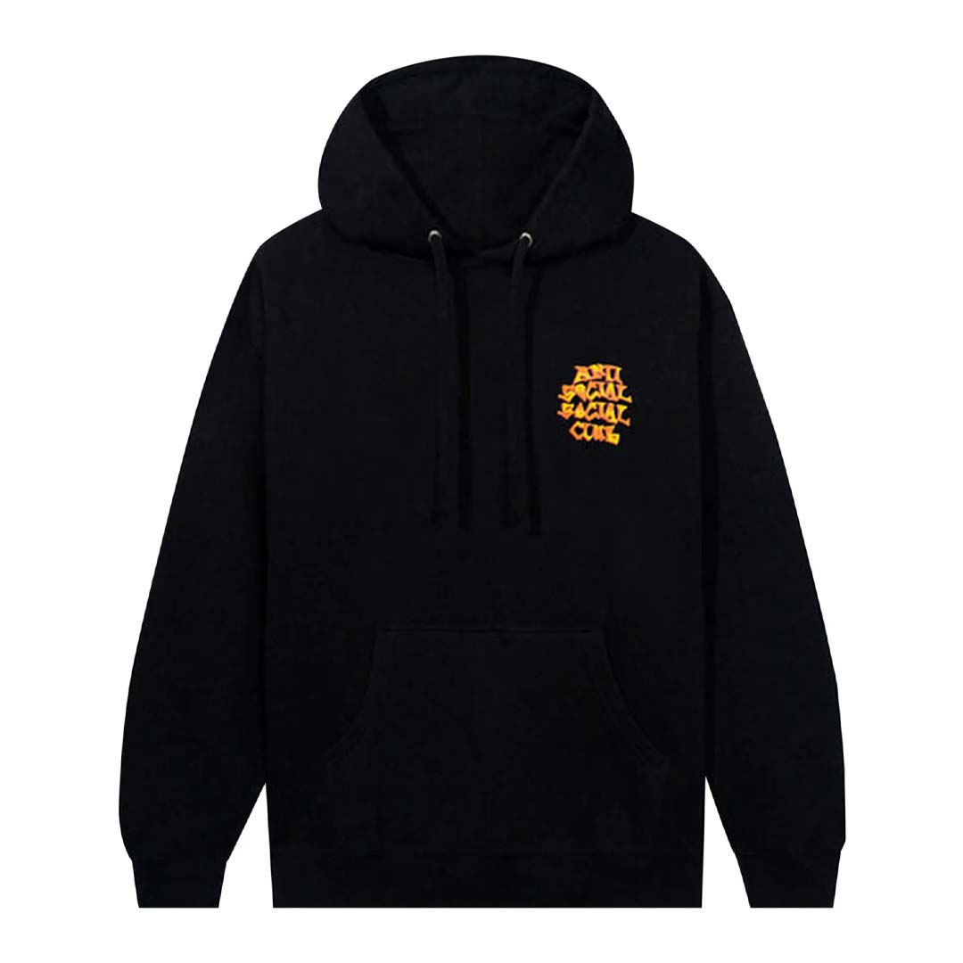 Anti Social Social Club Low Brow Hoodie 'Black'