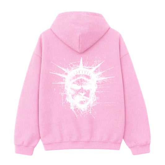 Floor 914 Studded Pink Hoodie