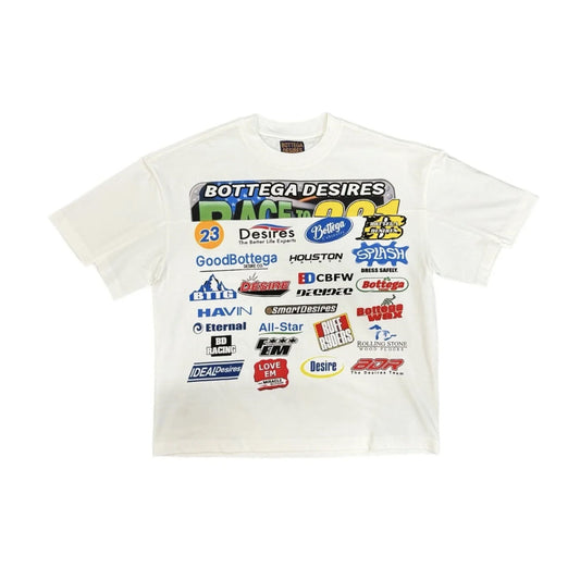 Bottega Desires Race White tee