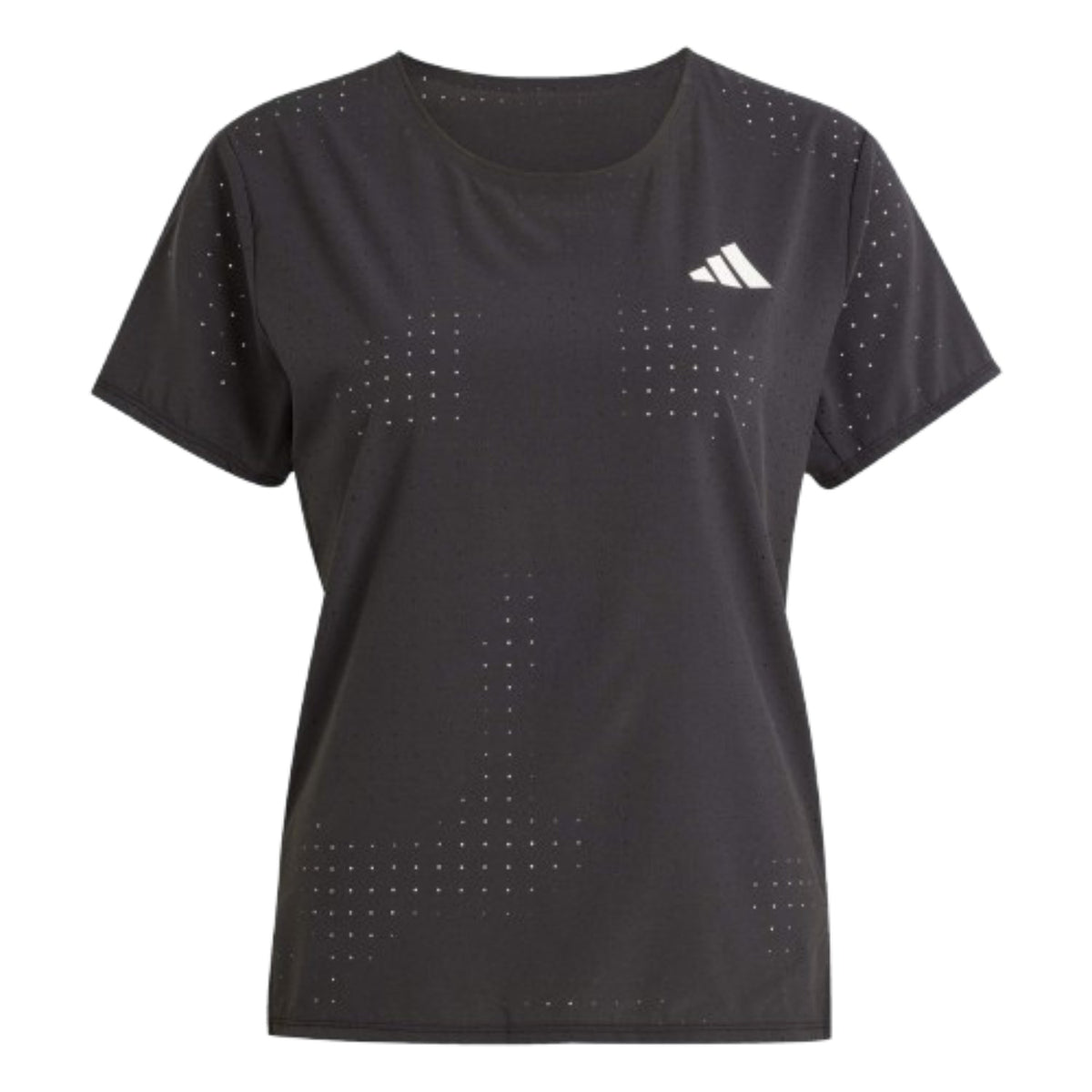 (WMNS) adidas Adizero Running T-Shirt Asia Sizing 'Black' JF3480