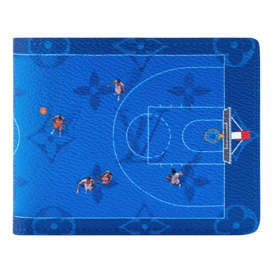 LOUIS VUITTON Basketball Slender Wallet 'Blue' M26801