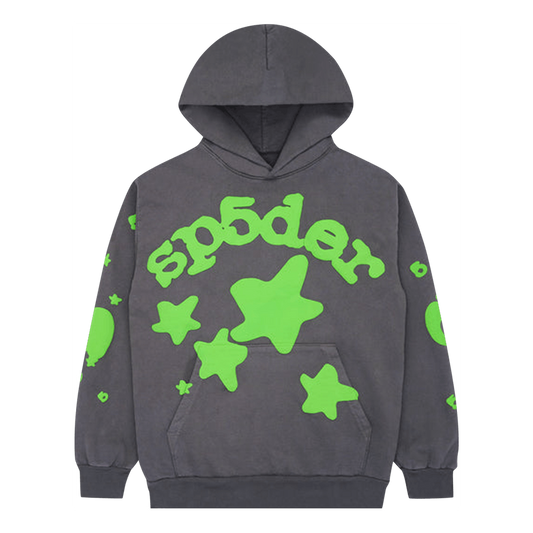 Sp5der Beluga Hoodie 'Slate Grey Green' SP5-BEL-SLTEHD