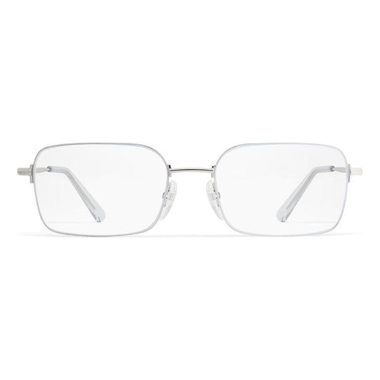 (WMNS) Balenciaga Invisible Rectangle Sunglasses 'Silver' 768058T00051402