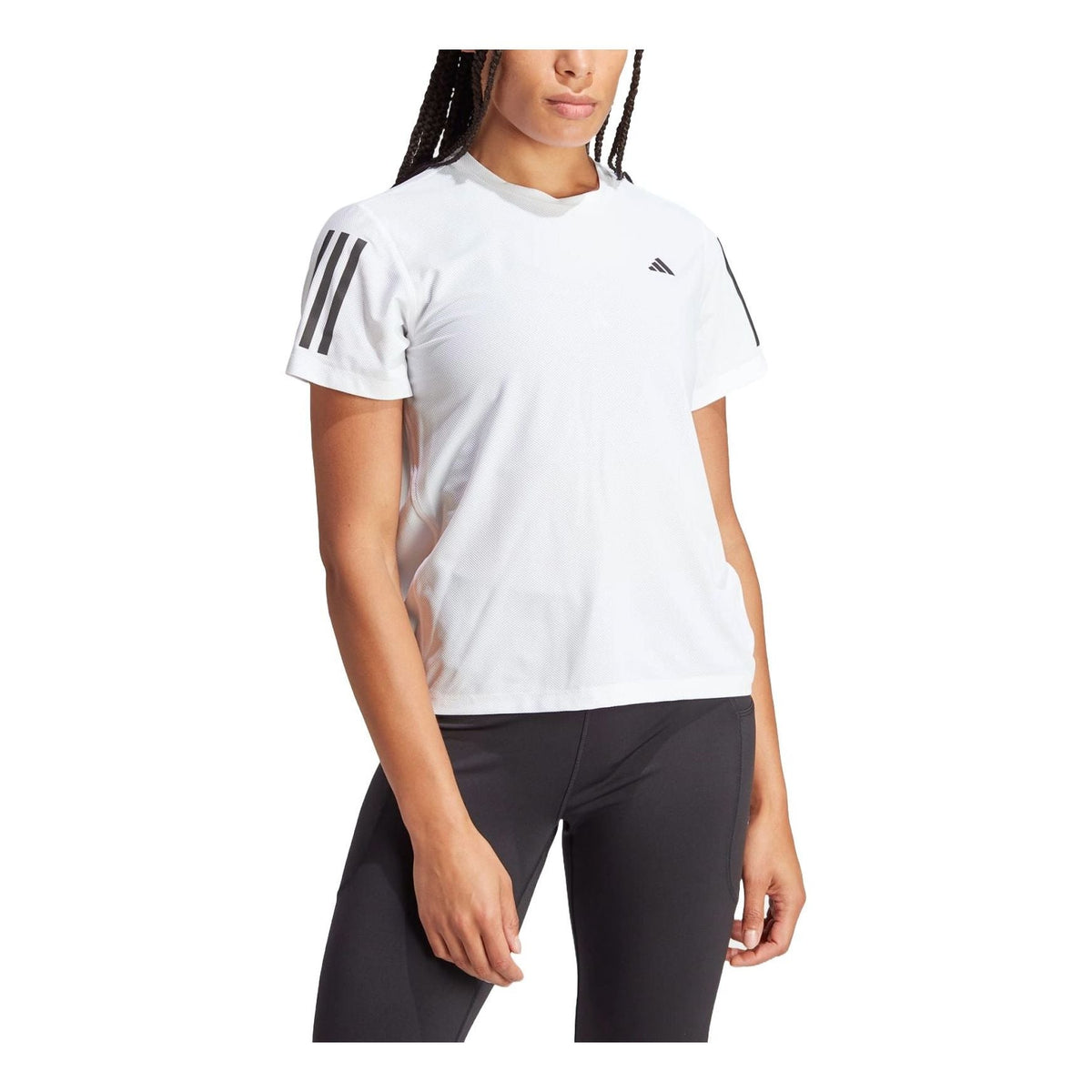 (WMNS) adidas Own The Run T-shirt 'White' IK7442