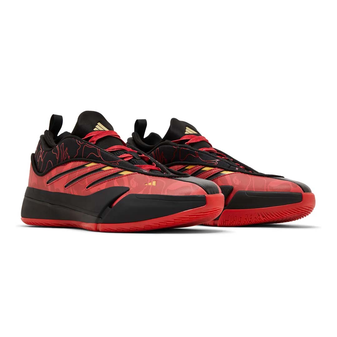 adidas Dame 9 Bape Black Red
