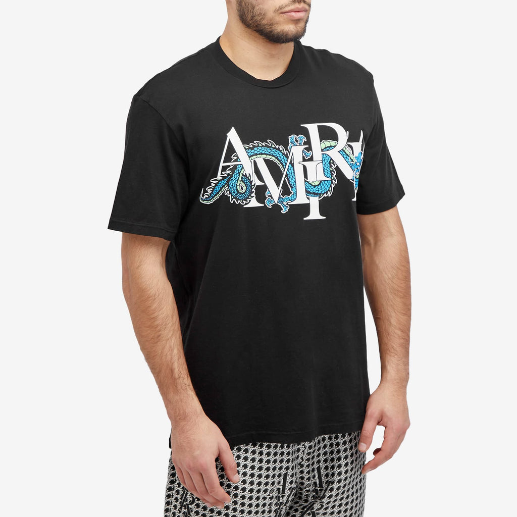 Amiri Lunar New Year Dragon Tee Black
