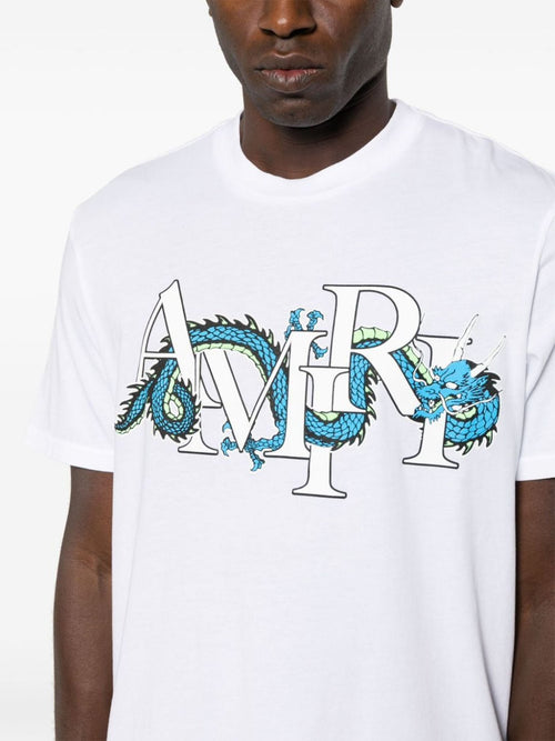 Amiri Lunar New Year Dragon Tee White