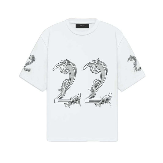 Amiri Oversized 22 Tee White