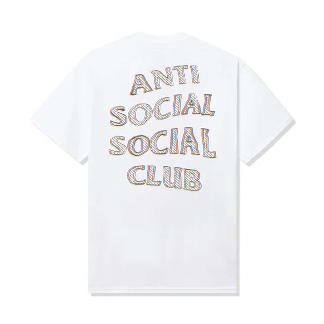 Anti Social Social Club Blurred Lines Tee White