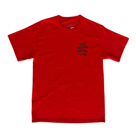 Anti Social Social Club Mind Games Fiery Red Tee