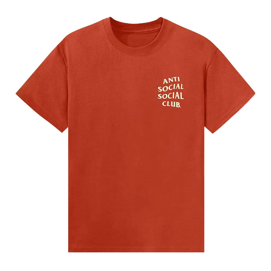 Anti Social Social Club Mind Games Tee Orange Yellow