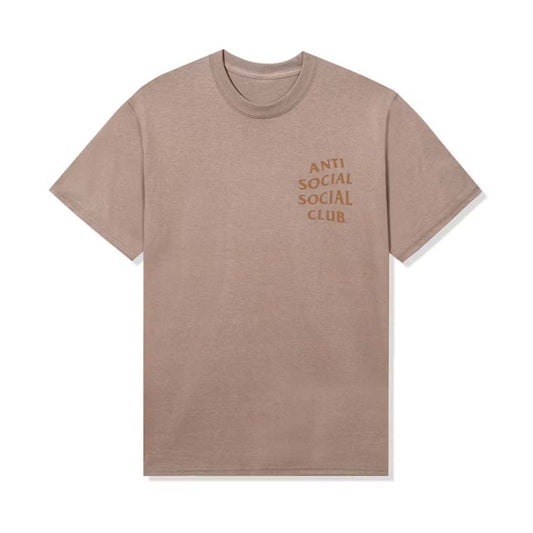 Anti Social Social Club Mind Games Tee Sand Tonal