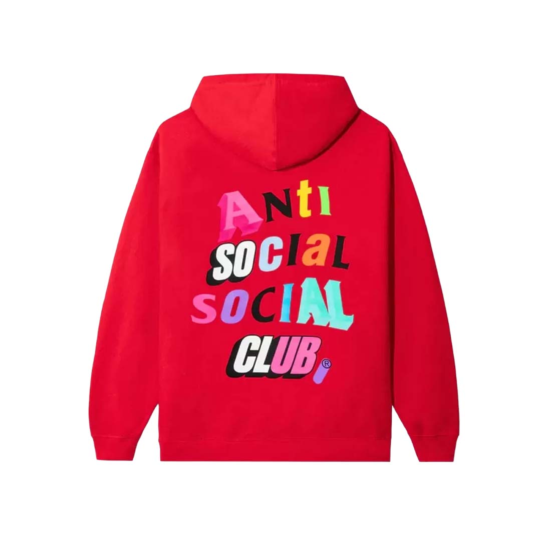 Anti Social Social Club Real Me Hoodie Red