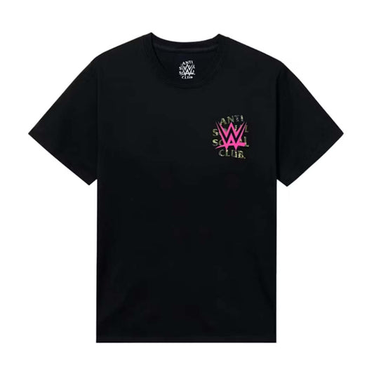 Anti Social Social Club WWE Lockout Tee Black