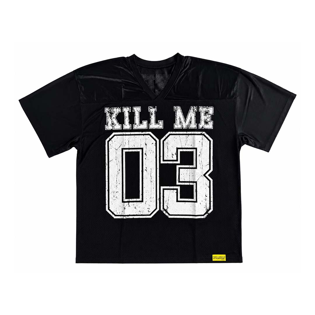 Awful Lot of Cough Syrup Kill Me Greedo 03 Black Mesh Jersey Tee