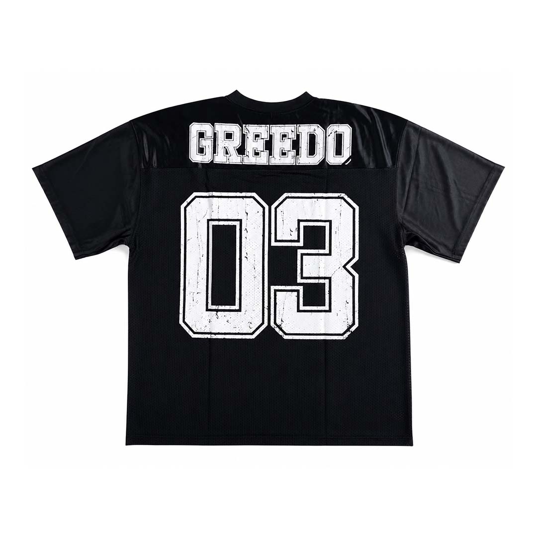 Awful Lot of Cough Syrup Kill Me Greedo 03 Black Mesh Jersey Tee