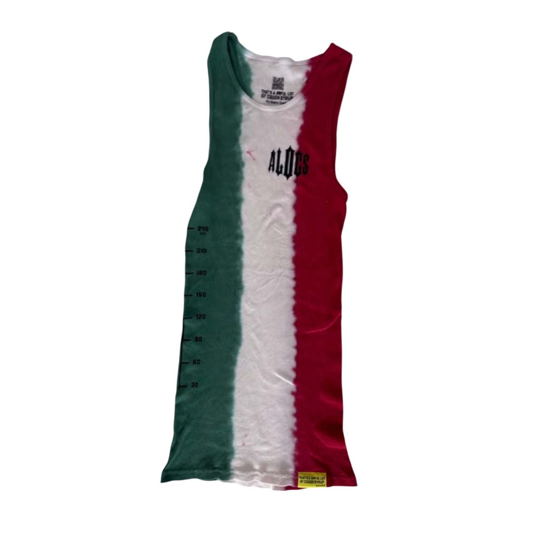 Awful Lot of Cough Syrup Rasta Tank Top