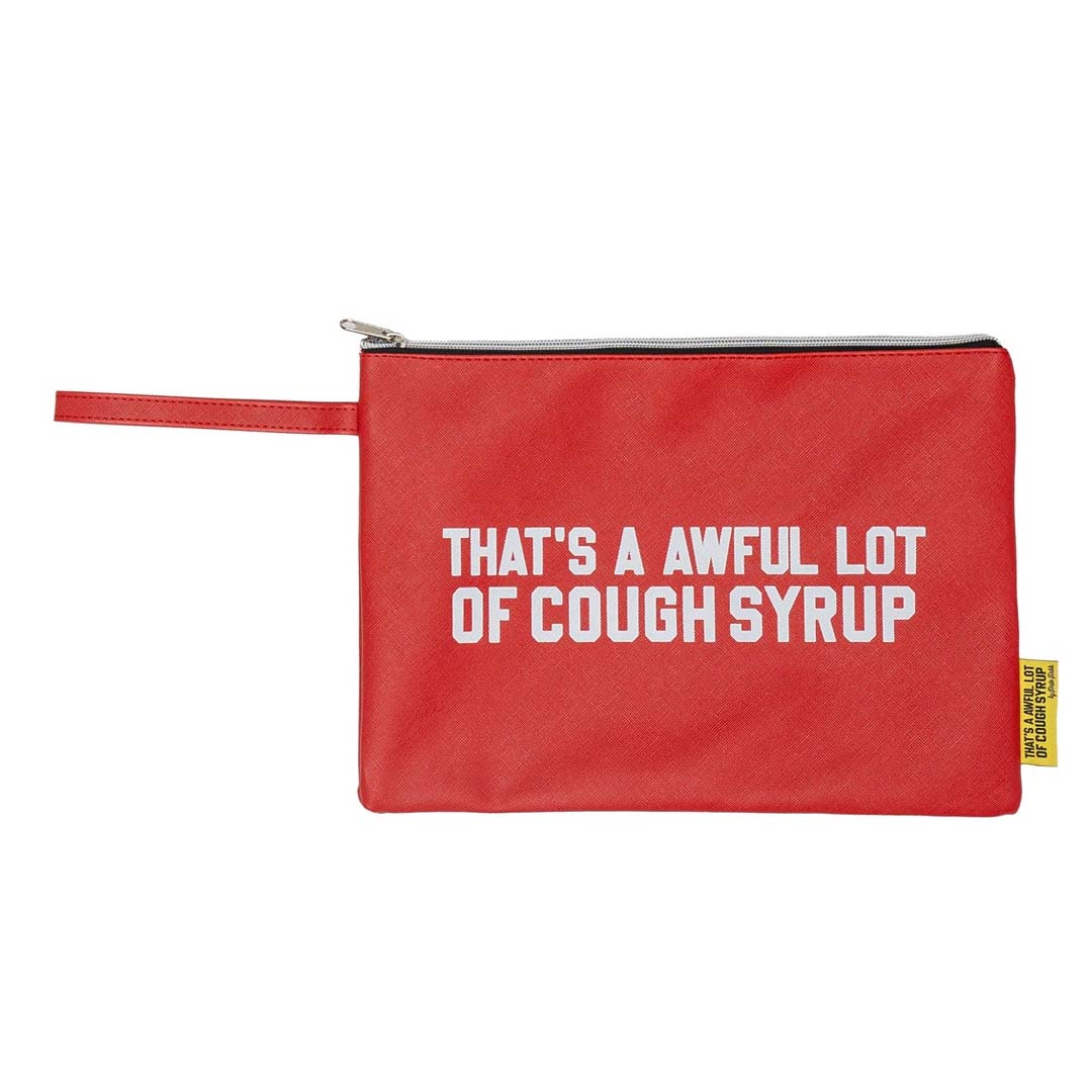 Awful Lot of Cough Syrup Red Money Bag