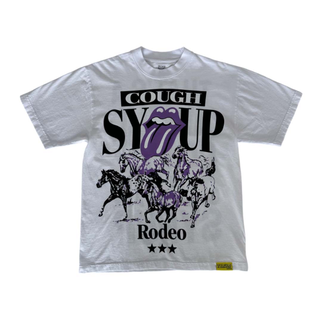Awful Lot of Cough Syrup Rolling Stones Rodeo Tee