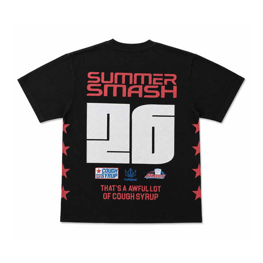 Awful Lot of Cough Syrup Summer Smash Black Tee