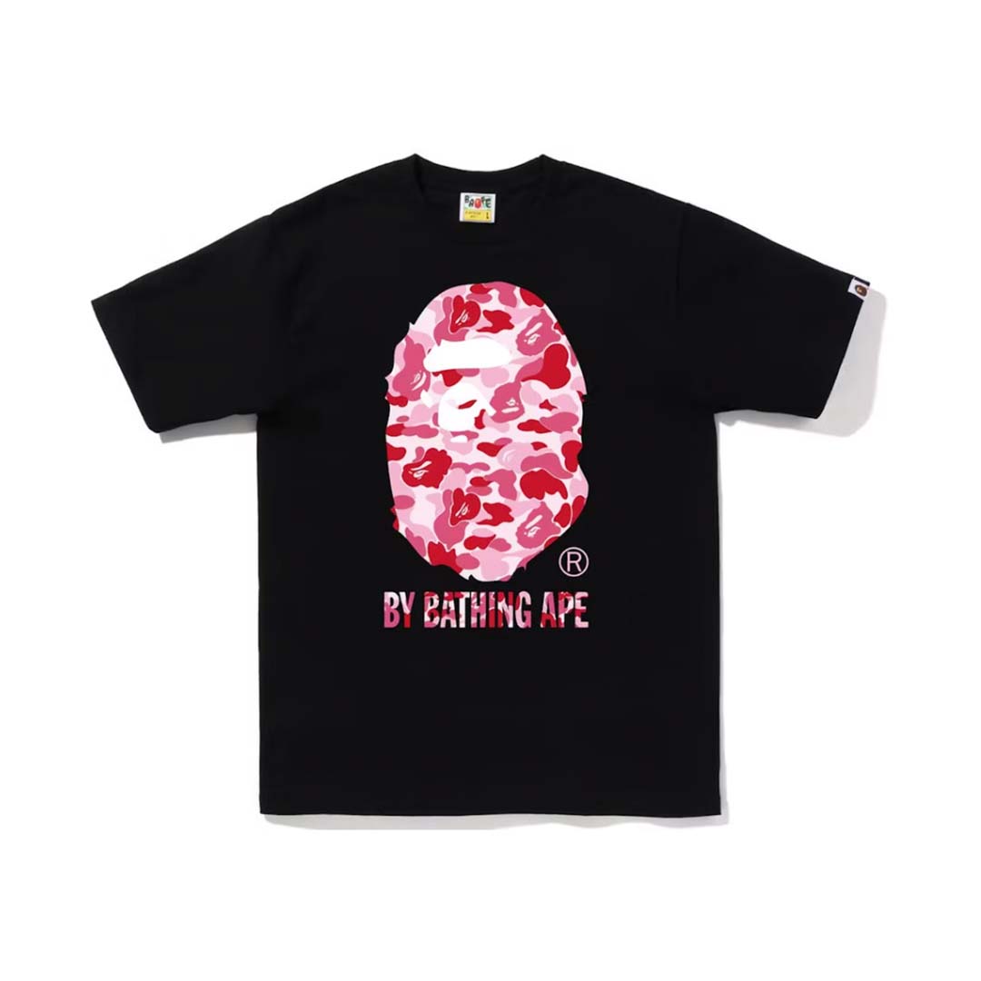 BAPE ABC Camo By Bathing Ape Tee Black/Pink