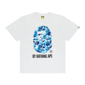 BAPE ABC Camo By Bathing Tee 'White/Blue'