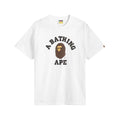 Bape College White Brown Tee