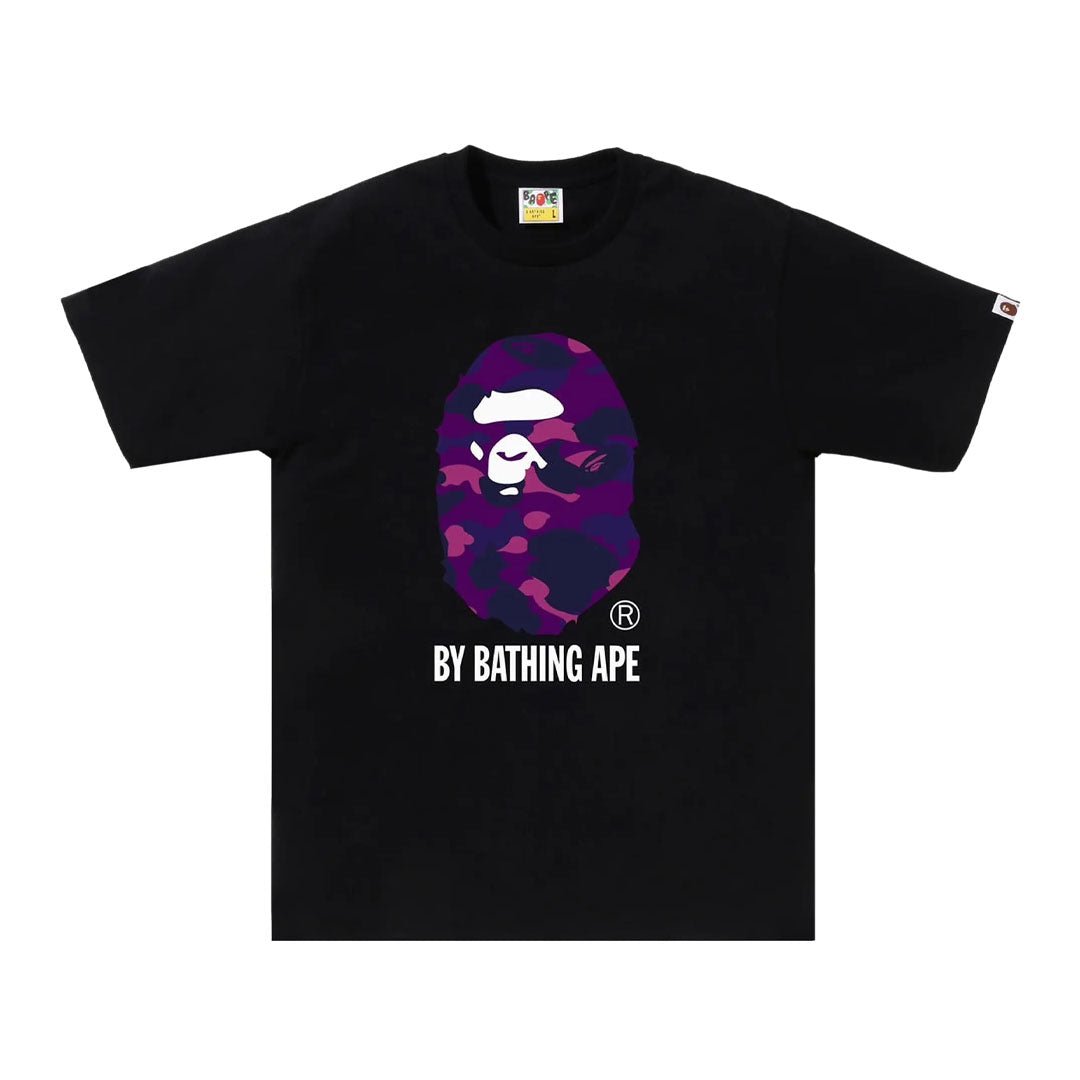 BAPE Color Camo By Bathing Ape Tee 'Black/Purple'