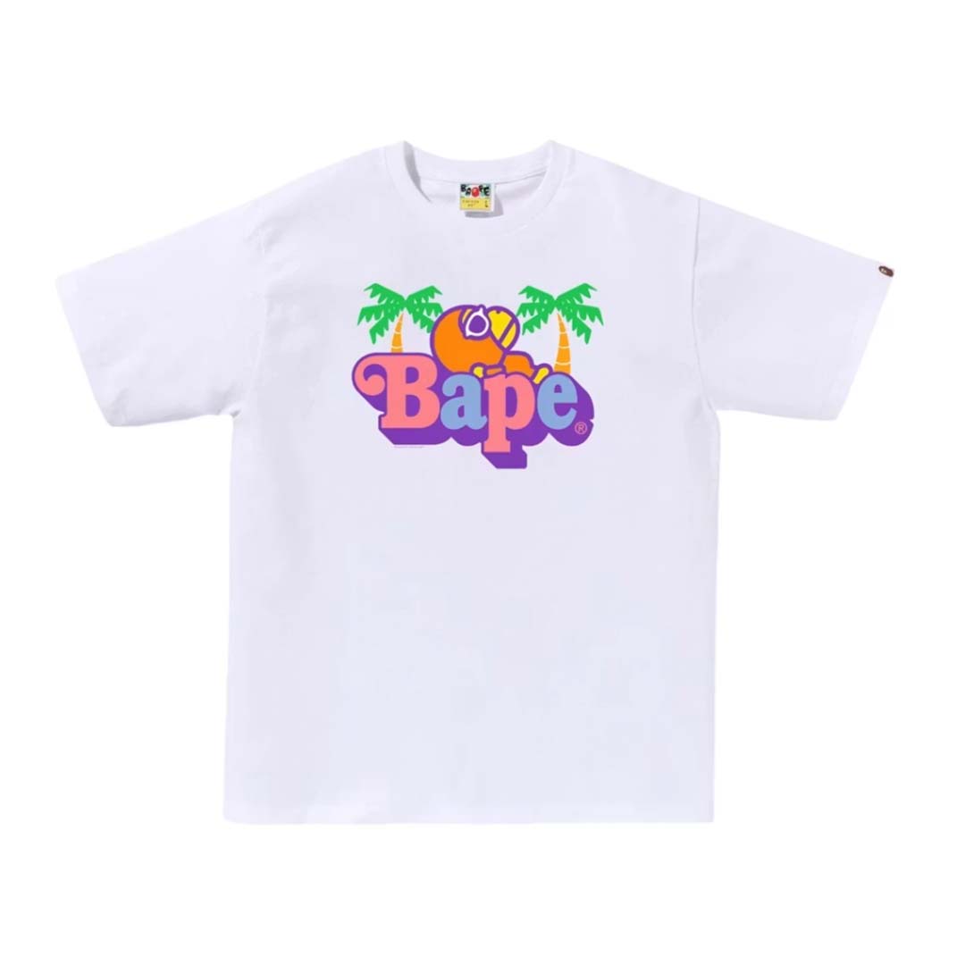 BAPE Colors Milo On Bape Summer Tee White