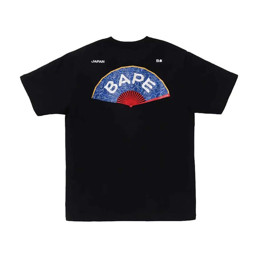 BAPE Japanese Fan Tee Black