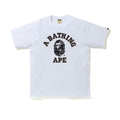 BAPE Space Camo Print College Tee White
