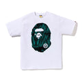 BAPE Speed Racer Big Ape Head Tee White Green