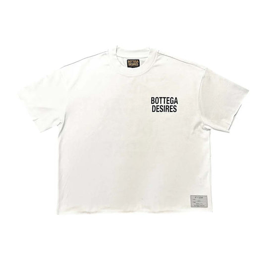 Bottega Desires Fuck Em White Tee