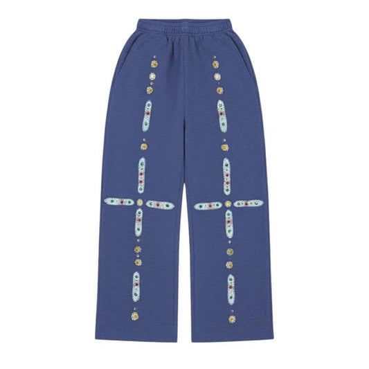 Bravest Sapphire Blue Baggy Sweatpants