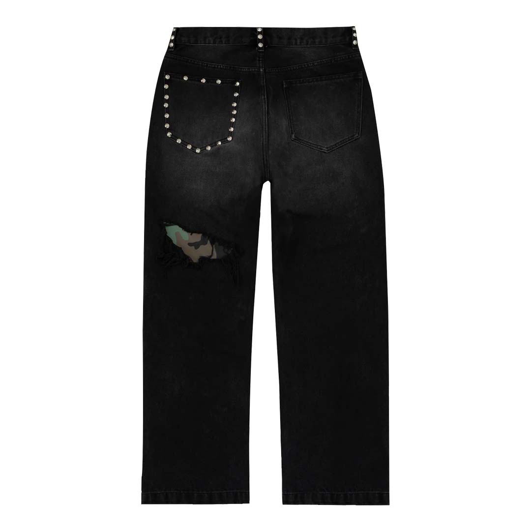 Bravest Studios Gutted Camo Black Denim Jeans