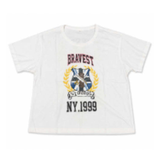 Bravest Studios White Crest Tee