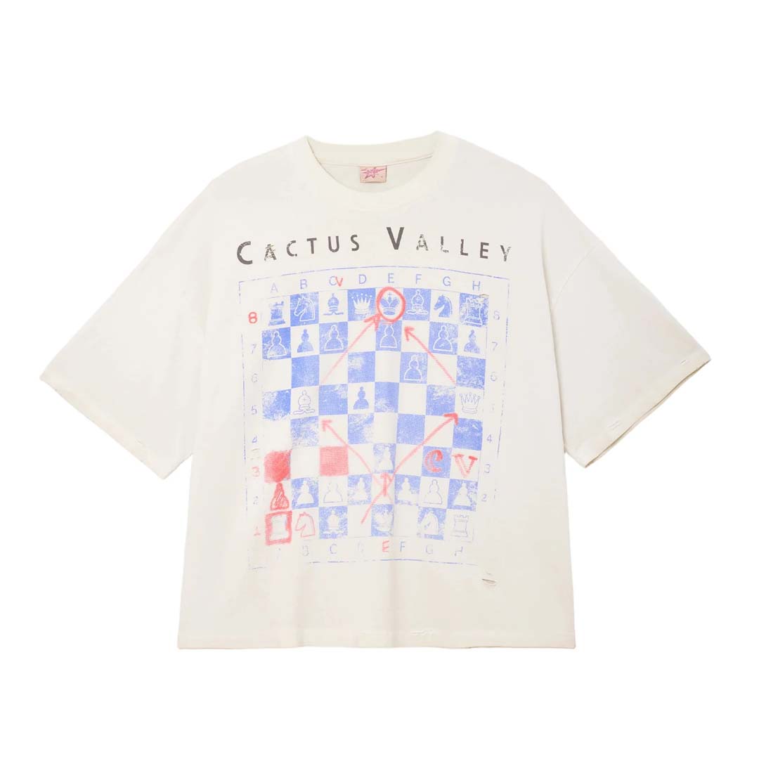 Cactus Valley Chess Tee White
