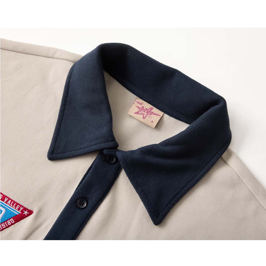 Cactus Valley Patch Polo Shirt Cream
