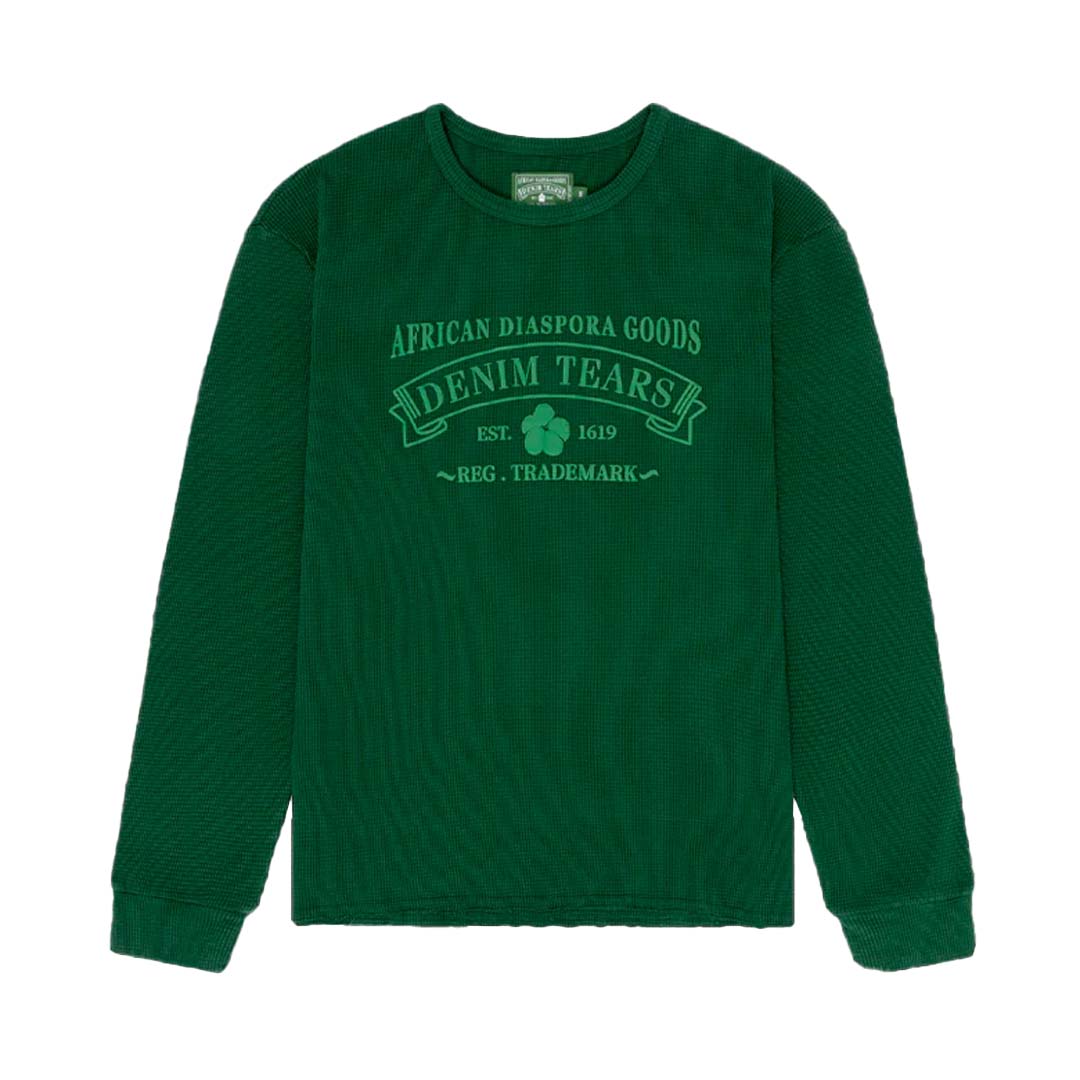 Denim Tears ADG Thermal Tee Green