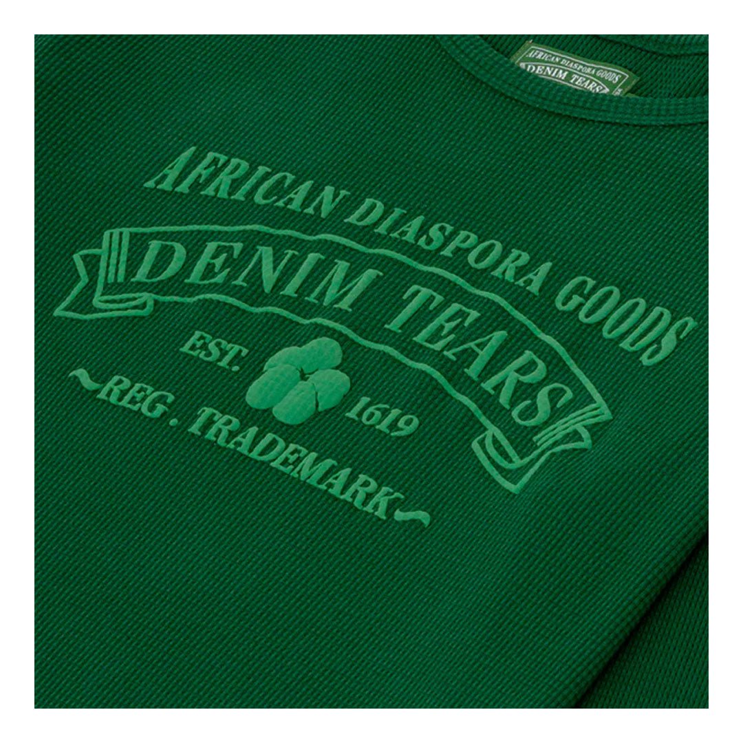 Denim Tears ADG Thermal Tee Green