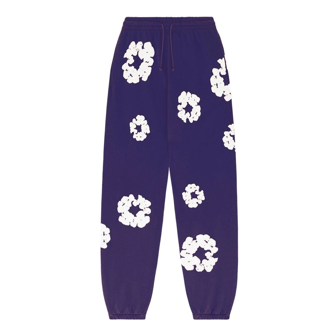 Denim Tears The Cotton Wreath Sweatpants 'Purple'