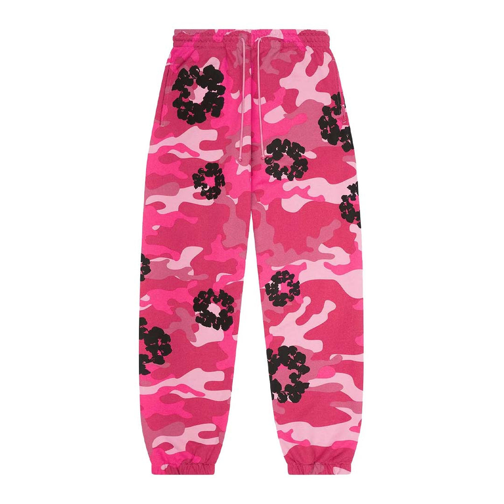 Denim Tears Wreath Sweatpant 'Pink Camo'