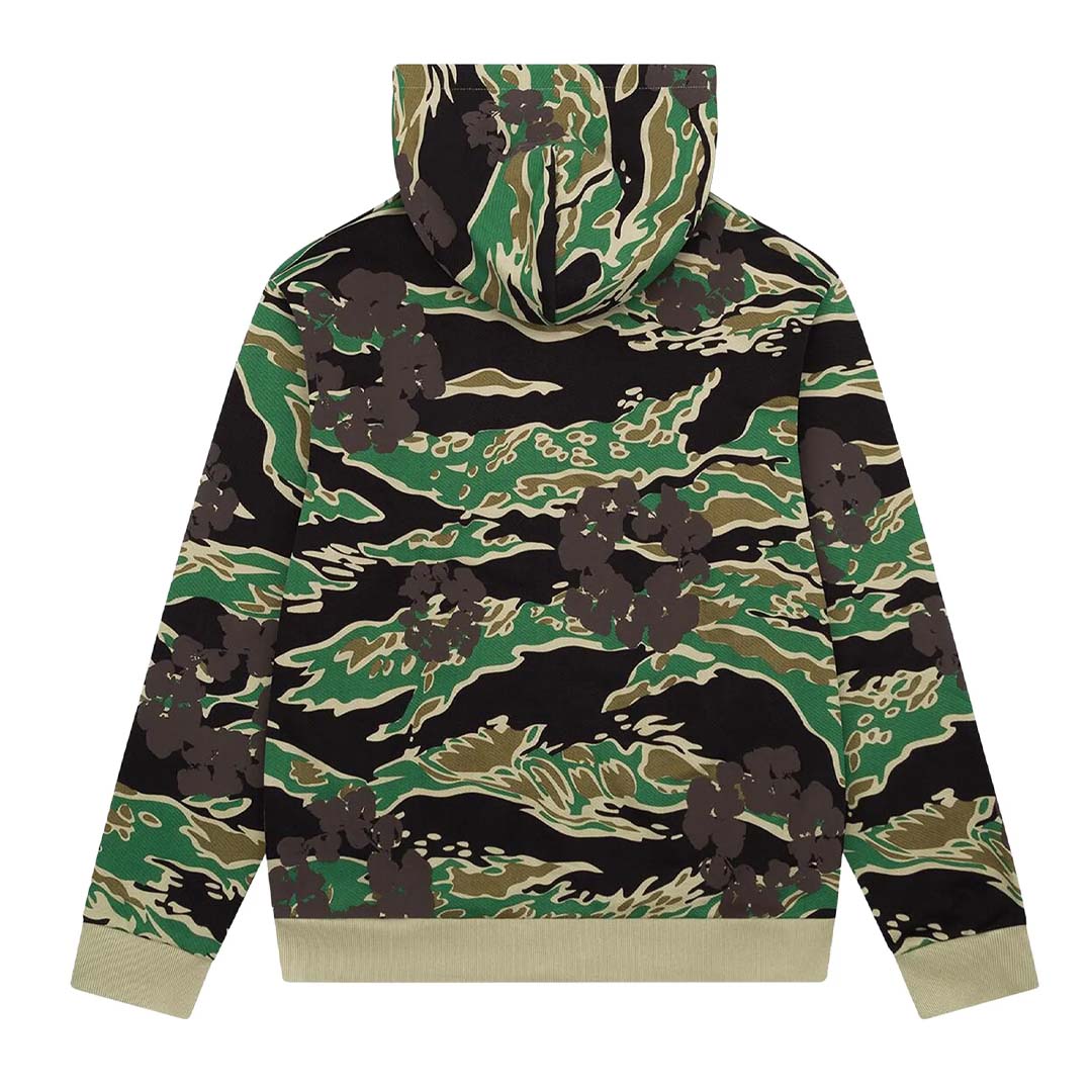 Denim Tears Wreath Zip Sweatshirt 'Green Camo'