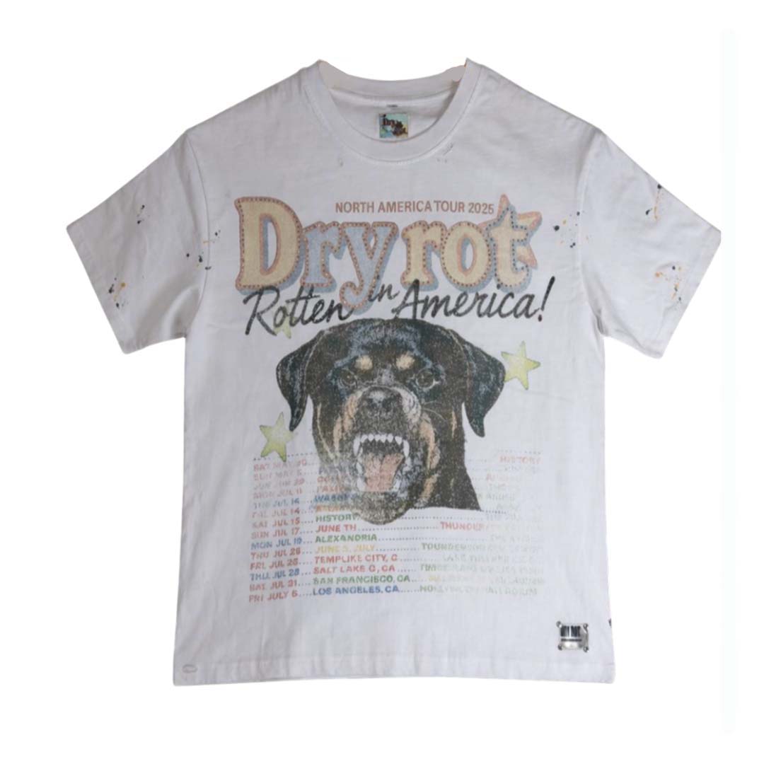 Dry Rot Rotten In America Tour White Tee