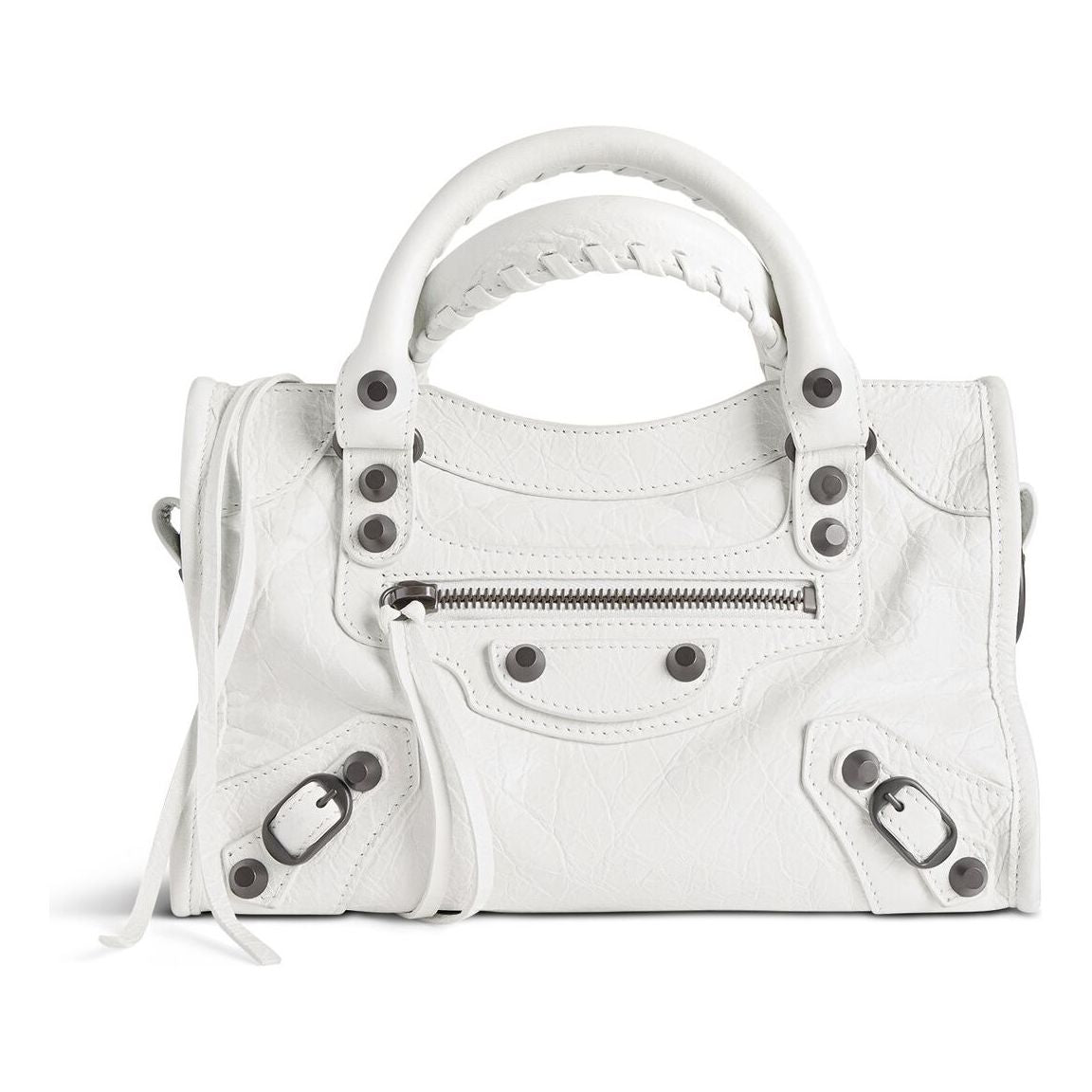(WMNS) Balenciaga Le City Mini Bag 'Optic White' 8063952ABEK9104