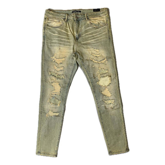 Embellish Cast Denim Light Blue Sand Jeans