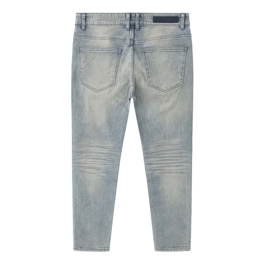 Embellish Slim Fit Jeans Sand Blue